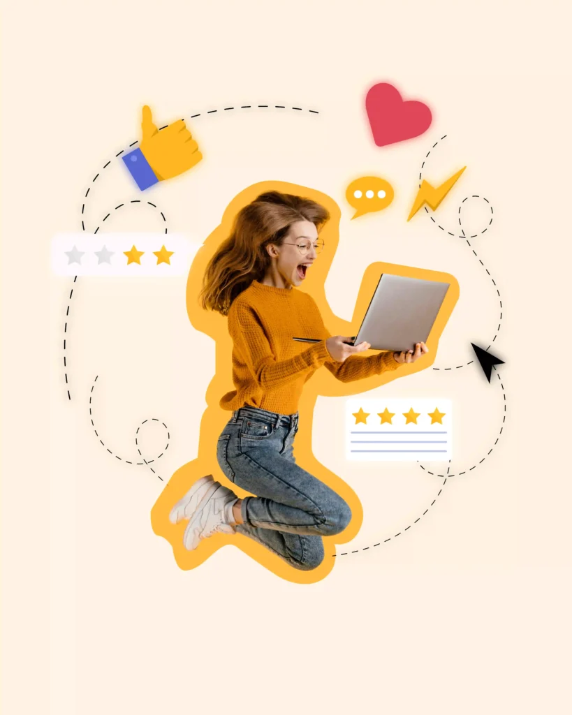 social-media-marketing-agency of a girl
