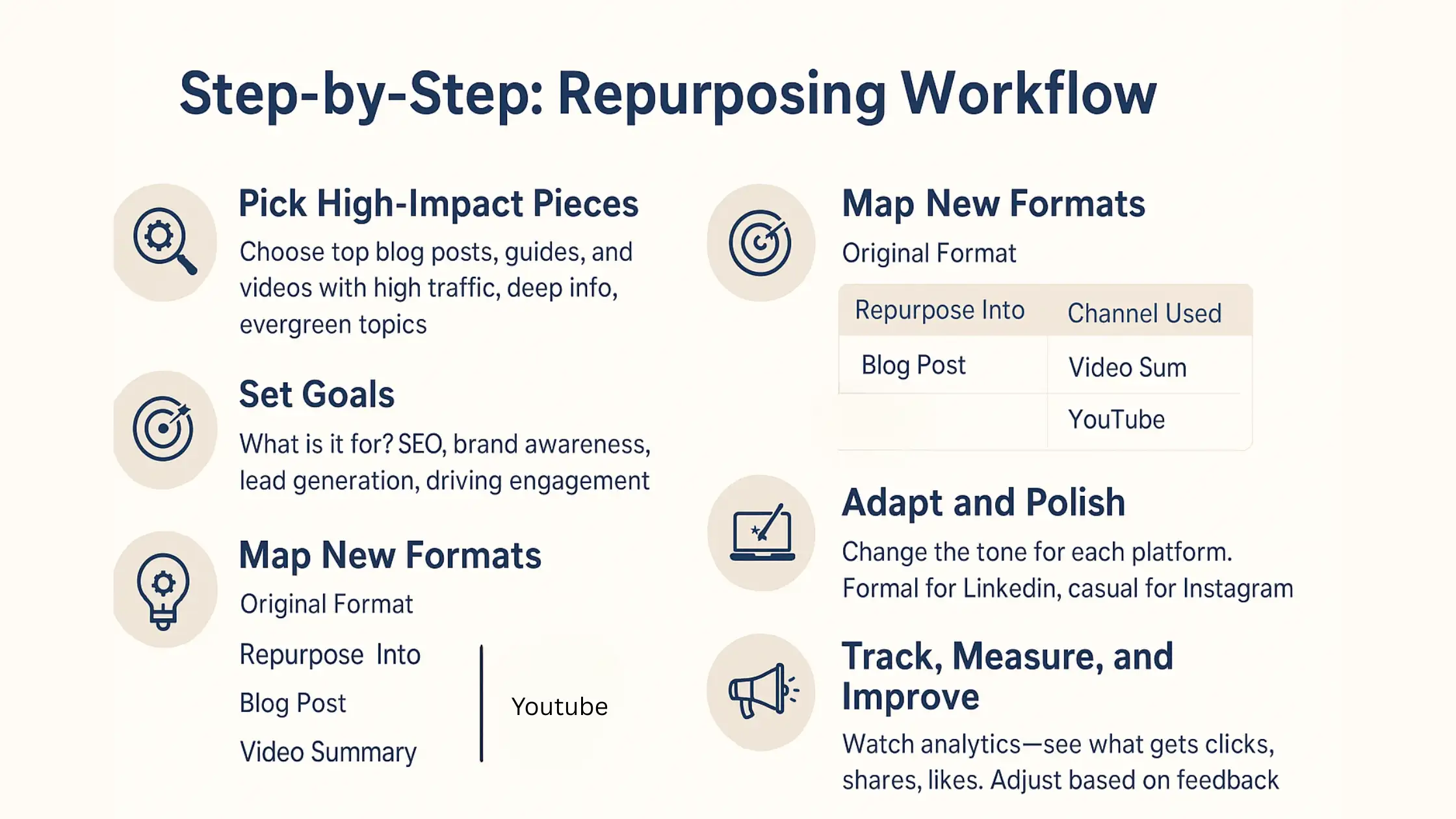 content repurposing workflow